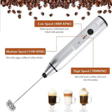 Milk Frother Electric Egg Beater USB Charging Mixer For Coffee Drink Portable - Nioor