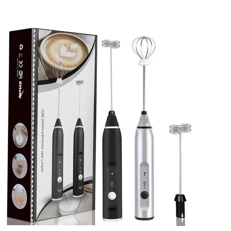 Milk Frother Electric Egg Beater USB Charging Mixer For Coffee Drink Portable - Nioor