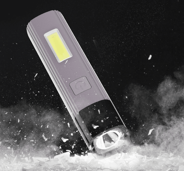 Mini COB Flashlight Rechargeable Outdoor Small Flashlight Walking Portable Household Flashlight - Nioor
