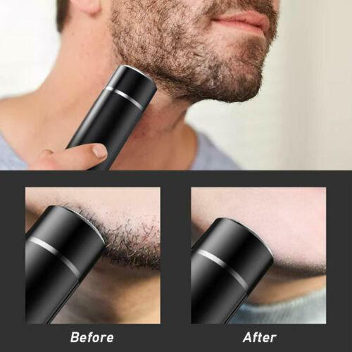 Mini Electric Shaver Rechargeable Portable Razor Washable Trimmer Beard Men Portable Electric Shaver USB Rechargeable Shaving Machine Washable Cordless Beard - Nioor