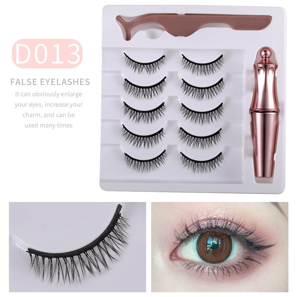 Mink Eyelashes Magnetic Eyelashes 5 Pairs Of Magnets - Nioor