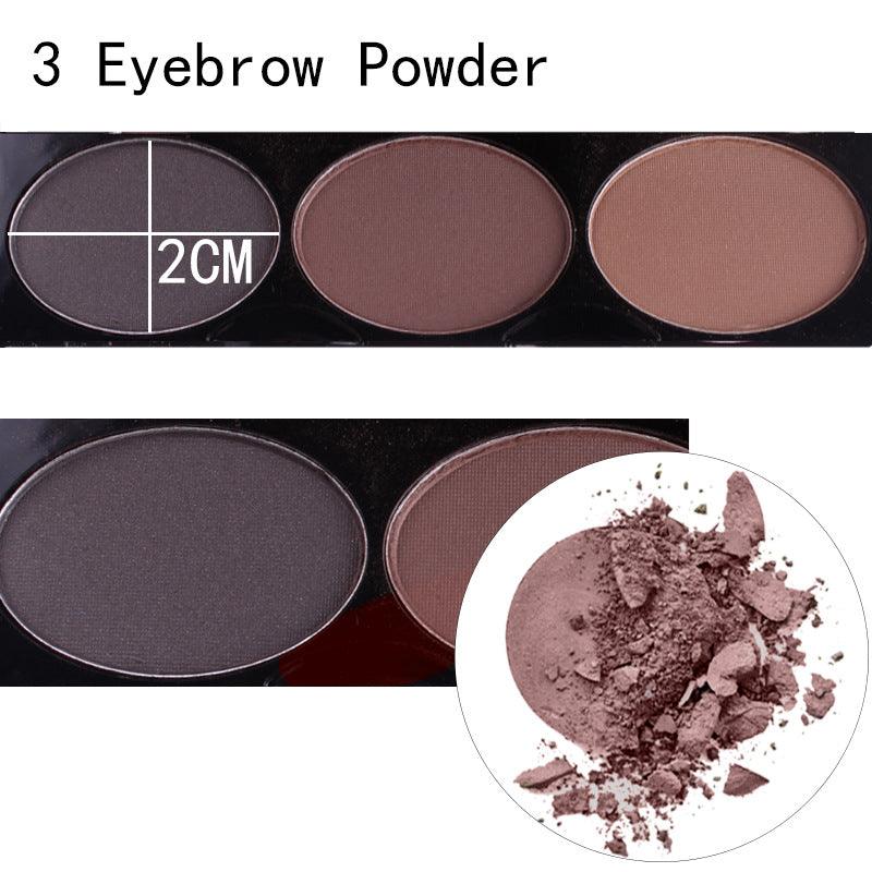 MISS ROSE 144 color 3 color 3 Color Eyeshadow blush eyebrow makeup makeup makeup kit special wholesale - Nioor