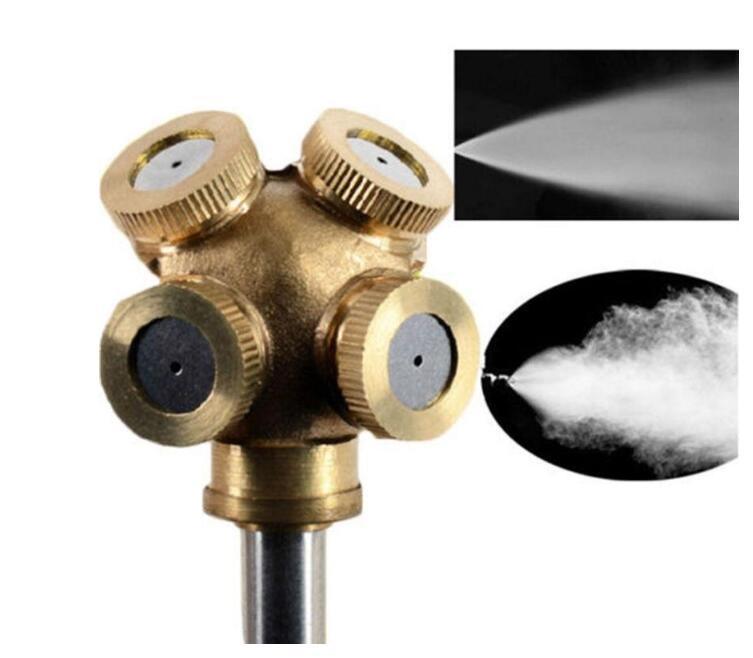 Mist Nozzles Water Spray Nozzle Garden Sprinkler Adjustable Spray Nozzle Brass Irrigation Fitting - Nioor