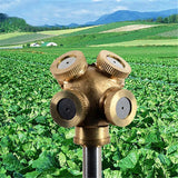 Mist Nozzles Water Spray Nozzle Garden Sprinkler Adjustable Spray Nozzle Brass Irrigation Fitting - Nioor