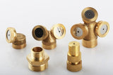 Mist Nozzles Water Spray Nozzle Garden Sprinkler Adjustable Spray Nozzle Brass Irrigation Fitting - Nioor