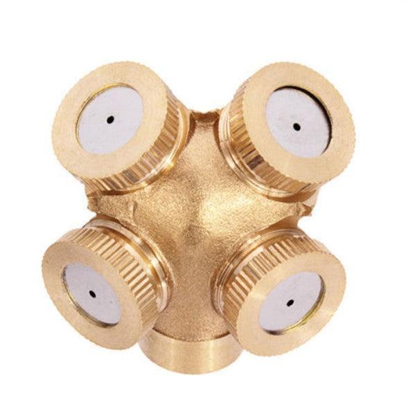 Mist Nozzles Water Spray Nozzle Garden Sprinkler Adjustable Spray Nozzle Brass Irrigation Fitting - Nioor