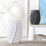 Modern Leaves Shape TV Cabinet Nordic Table Decorations Home Decor Luxury Ceramic Vase - Nioor