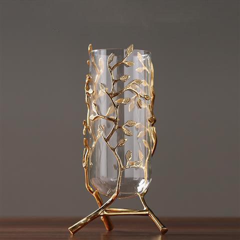 Modern Light Luxury Glass Vase Decoration Living Room - Nioor