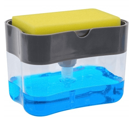 Multifunction Soap Dispenser Sponge Caddy Non-toxic Odorless Dispenser Kitchen Rack Creative Bathroom Washing Soap Storage Box - Nioor