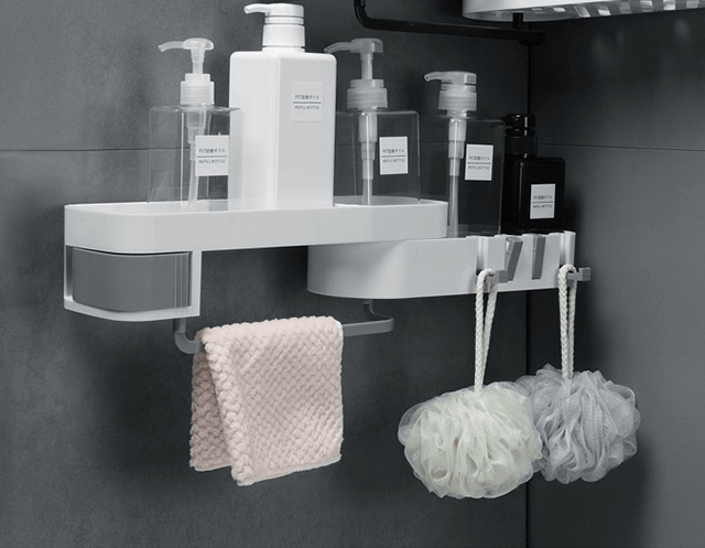 Multifunctional bathroom shelf - Nioor