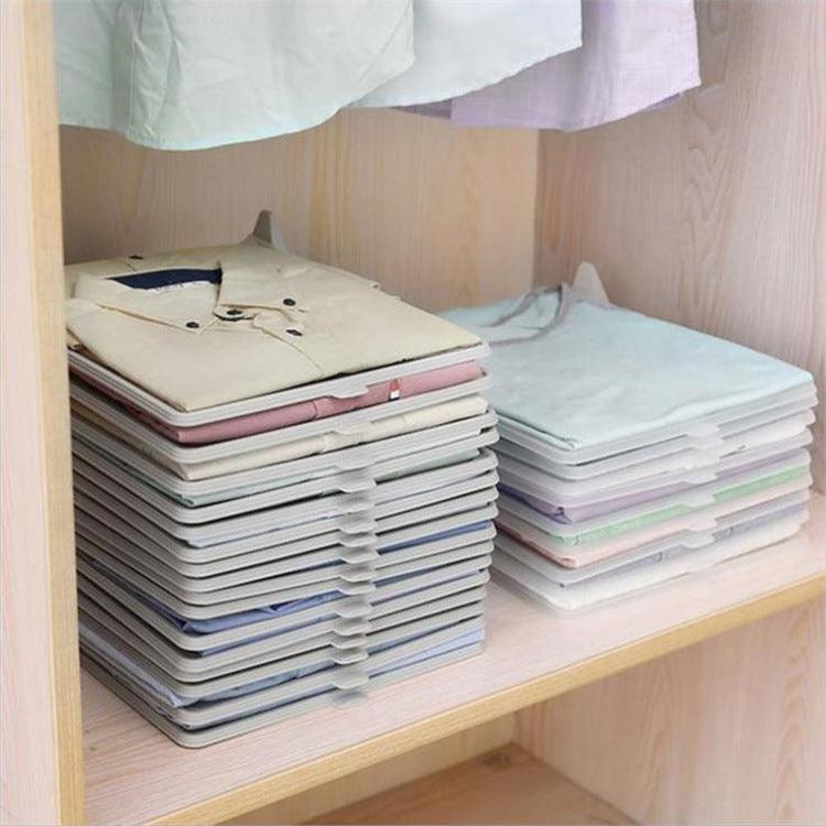 Multifunctional Durable Plastic Laundry Storage Fold Board Unique Clothing Shelves - Nioor