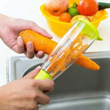 Multifunctional Storage Box Peeler Knife Peeler With Rubbish Bin Slicer Shredder Stainless Steel Vegetable Kitchen Gadgets Tools - Nioor