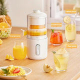 Multifunctional Wireless Electric Juicer Steel Orange Lemon Blender USB Portable Mini Fruit Squeezer Pressure Juicer Kitchen - Nioor