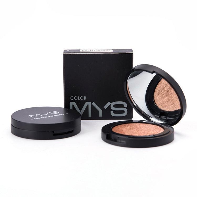 MYS Brand Face Makeup Powder 6 color Waterproof Minerals Shimmer Brightener Contour Glow Kit Bronzer Highlighter Makeup Palettes - Nioor