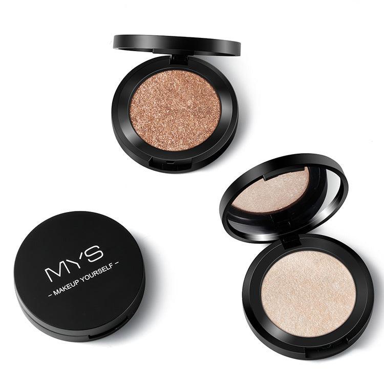 MYS Brand Face Makeup Powder 6 color Waterproof Minerals Shimmer Brightener Contour Glow Kit Bronzer Highlighter Makeup Palettes - Nioor