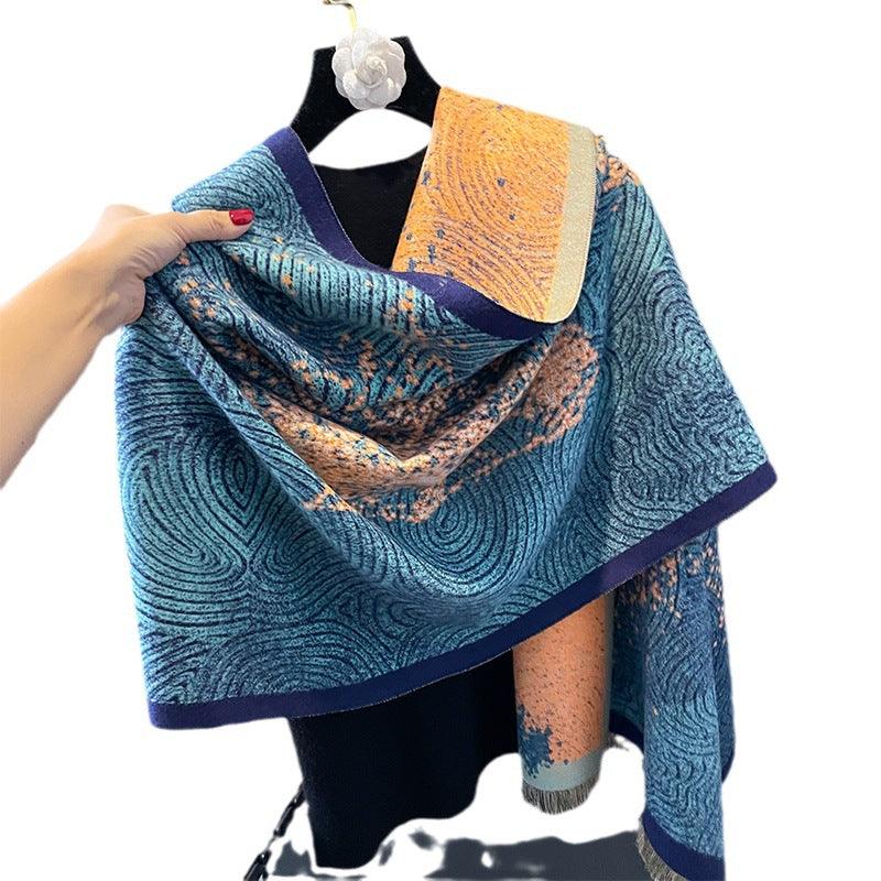 National Style Design Artificial Cashmere Scarf Women - Nioor