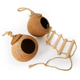 Natural coconut shell bird nest - Nioor