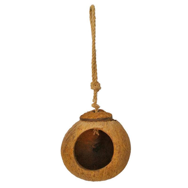 Natural coconut shell bird nest - Nioor