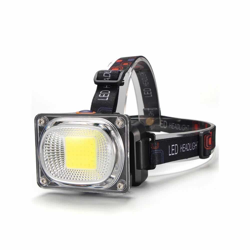 New Headlight Cob Floodlight Led Rechargeable Strong Light Super Bright Operation Work Auto Repair Night Fishing Lamp Head-Mounted Flashlight - Nioor