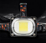 New Headlight Cob Floodlight Led Rechargeable Strong Light Super Bright Operation Work Auto Repair Night Fishing Lamp Head-Mounted Flashlight - Nioor