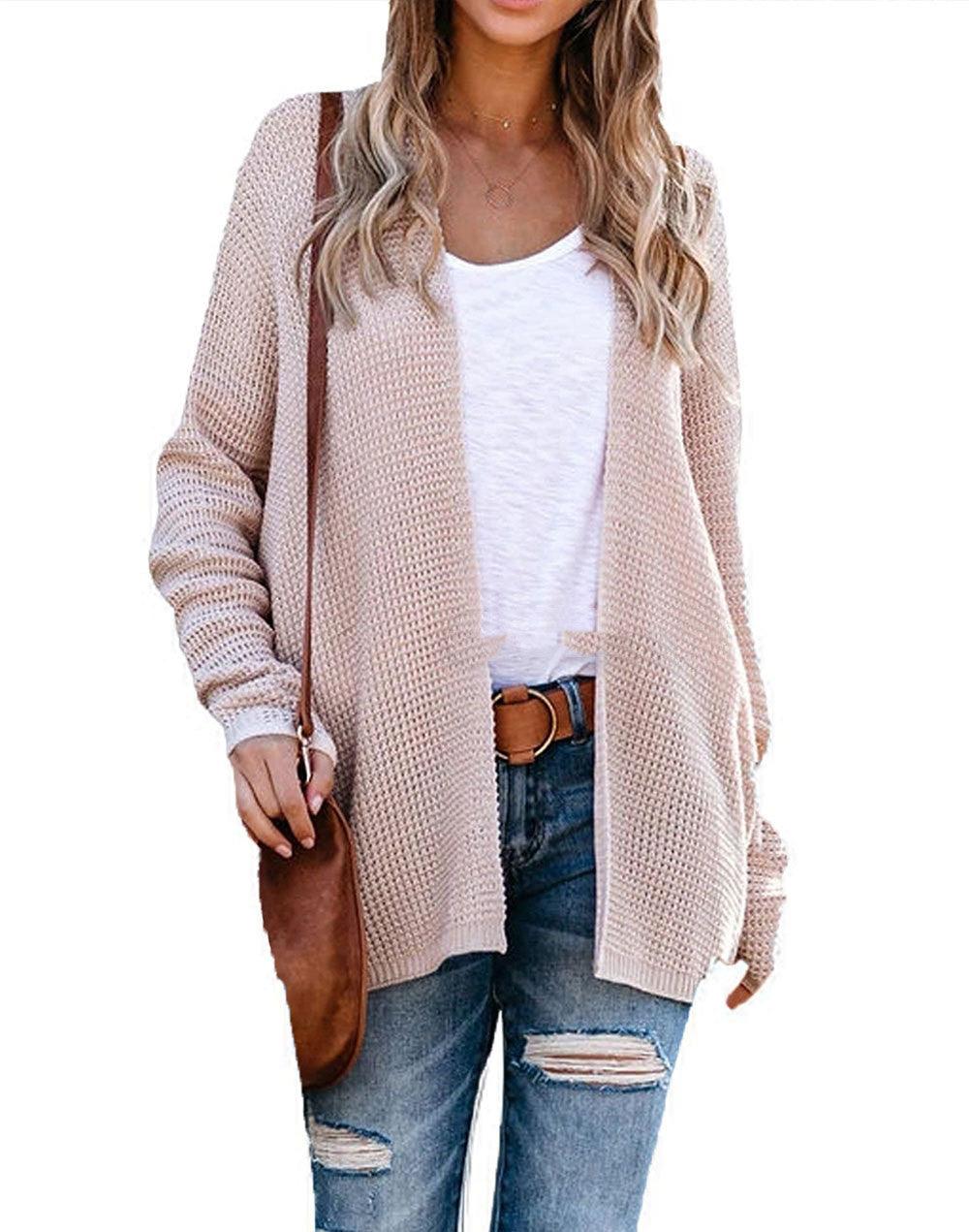 New Loose Large Size Knitted Cardigan INS Fashion Women - Nioor