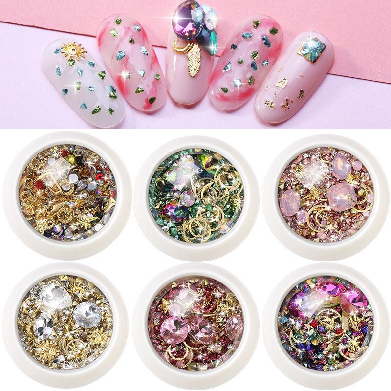 New Nail Art Jewelry Nail Diamond Nail Rivet - Nioor