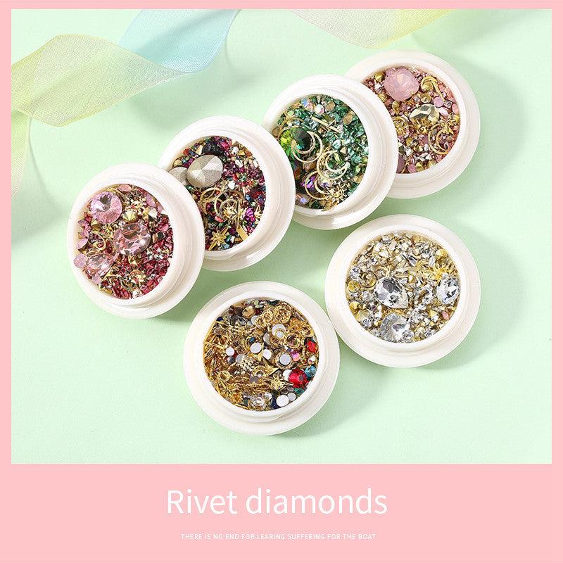 New Nail Art Jewelry Nail Diamond Nail Rivet - Nioor