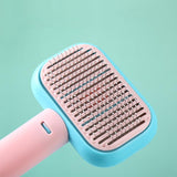 New Pet Cat Dog Hair Brush Hair Massage Comb Open-Knot Brush Grooming Cleaning Tool Stainless Steel Comb - Nioor