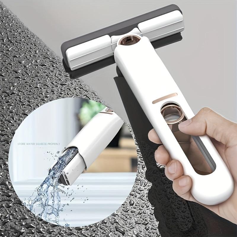 New Portable Self-NSqueeze Mini Mop, Lazy Hand Wash-Free Strong Absorbent Mop Multifunction Portable Squeeze Cleaning Mop Desk Window Glass Cleaner Kitchen Car Sponge Cleaning Mop Home Cleaning Tools - Nioor