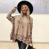 New Printed Long Sleeve High Collar Loose Casual Top For Women - Nioor