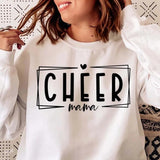 New Printed Sweater Classic Cheerleading Mom Loose Casual Loose Round Neck Top - Nioor