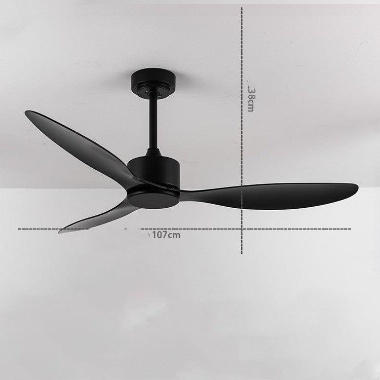 New Scandinavian Industrial Ceiling Fans Without Lights - Nioor