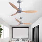 New Scandinavian Industrial Ceiling Fans Without Lights - Nioor