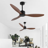 New Scandinavian Industrial Ceiling Fans Without Lights - Nioor