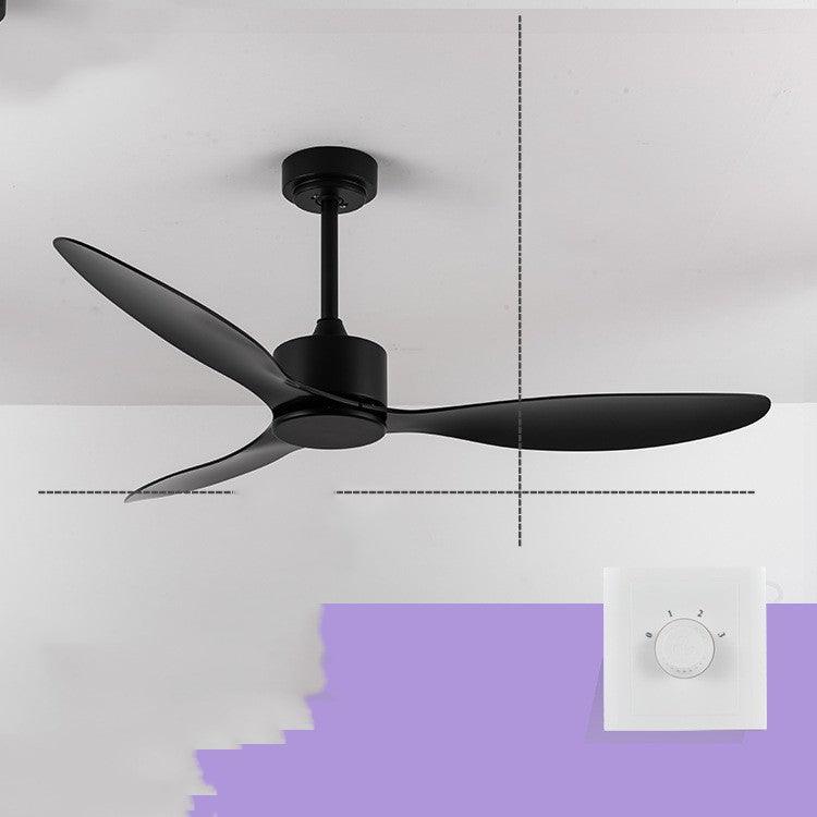 New Scandinavian Industrial Ceiling Fans Without Lights - Nioor