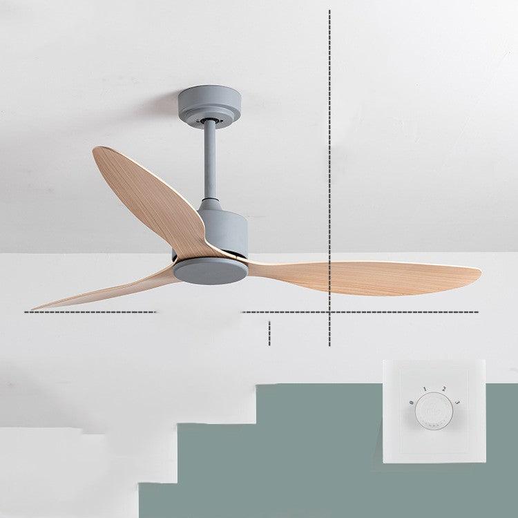 New Scandinavian Industrial Ceiling Fans Without Lights - Nioor