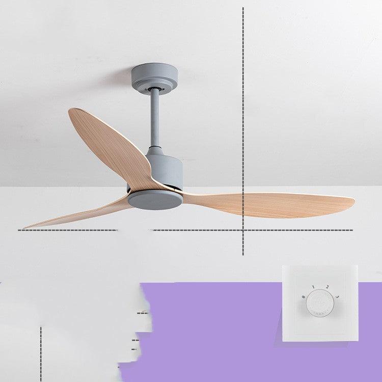 New Scandinavian Industrial Ceiling Fans Without Lights - Nioor