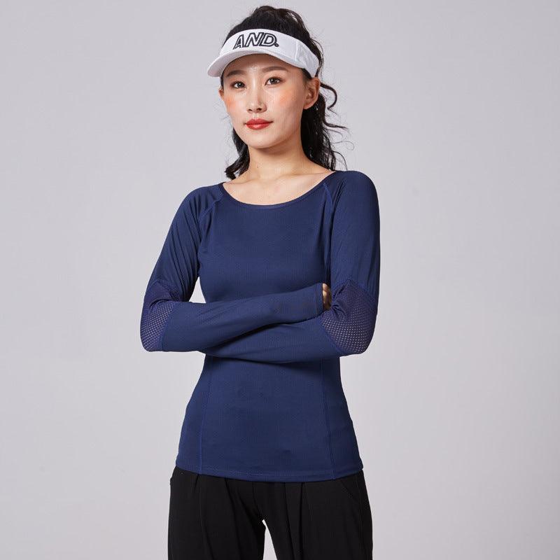 New Slim Yoga Fitness Running Long Sleeve Top Women - Nioor