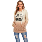 New Women's Tie Dyed Hooded Drawstring Long Sleeve Kangaroo Pocket Sweater - Nioor