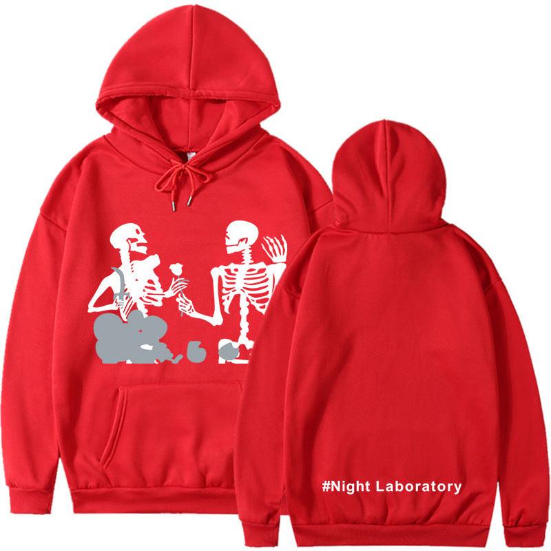 Night Laboratory Korean Style Versatile Personality Hoodie - Nioor