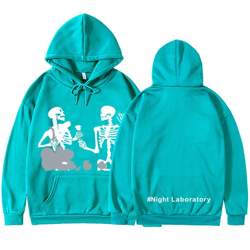 Night Laboratory Korean Style Versatile Personality Hoodie - Nioor