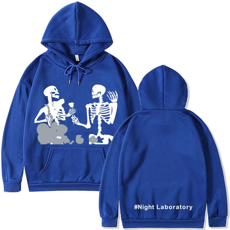 Night Laboratory Korean Style Versatile Personality Hoodie - Nioor