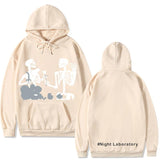 Night Laboratory Korean Style Versatile Personality Hoodie - Nioor