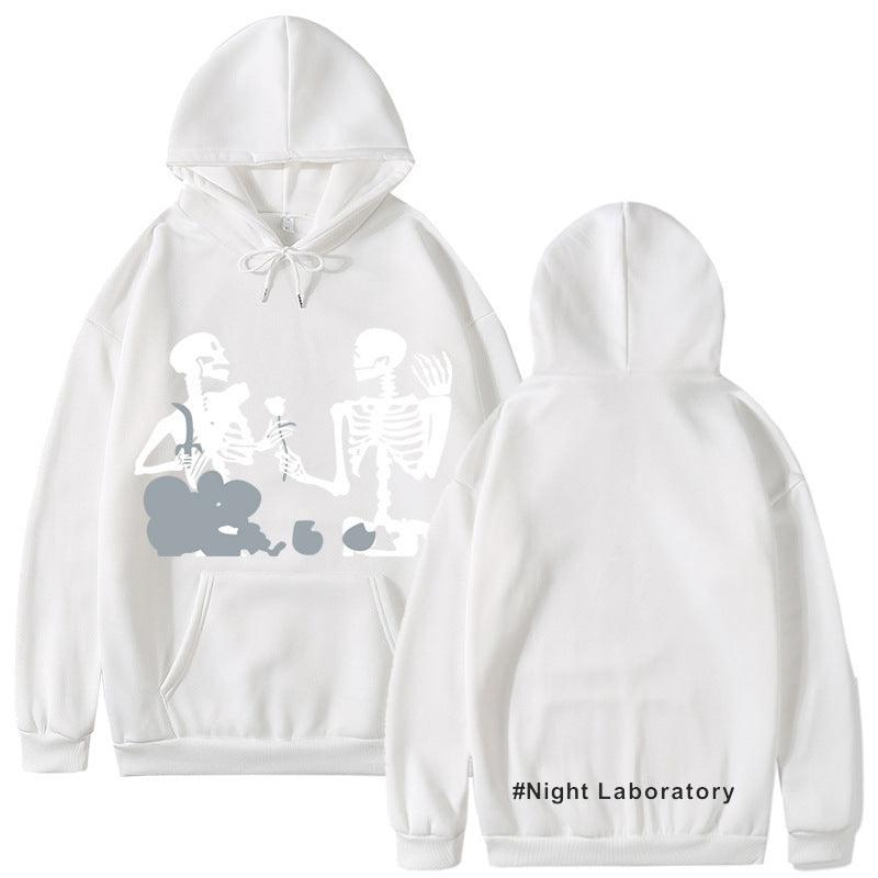 Night Laboratory Korean Style Versatile Personality Hoodie - Nioor