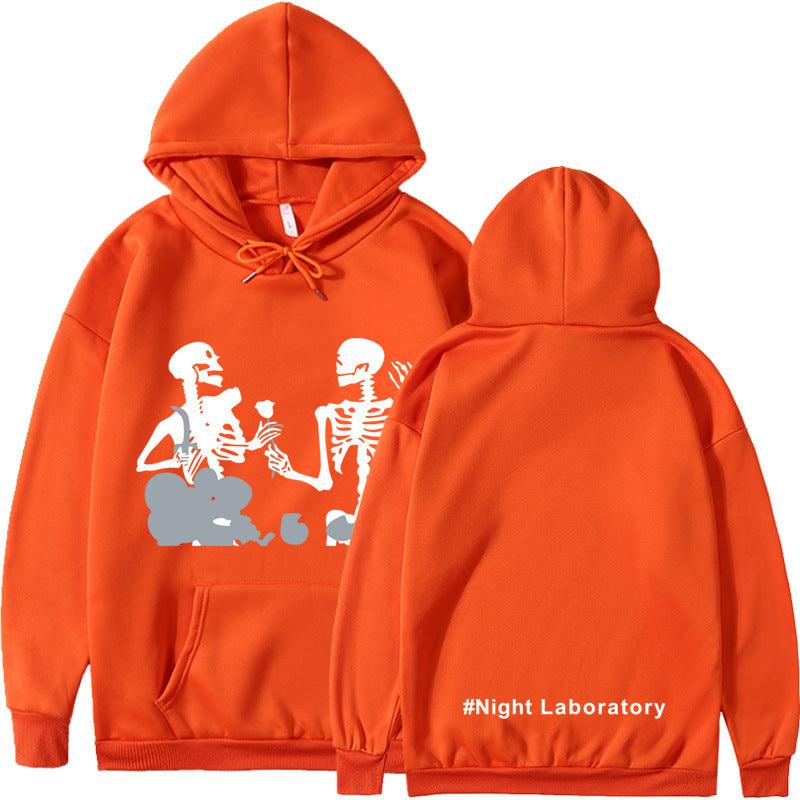 Night Laboratory Korean Style Versatile Personality Hoodie - Nioor