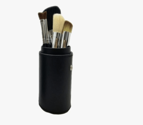 Niya supply 12 makeup sweep set cylinder set brush PU storage makeup tube beauty makeup hair brush eyebrow pencil - Nioor