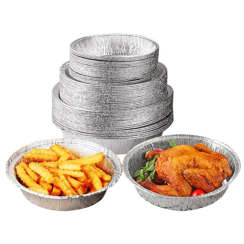 Non-stick Aluminum Foil Liners Air Fryer Disposable Paper Liner Oil-proof Steaming Basket Kitchen Tool BBQ Drip Pan Tray - Nioor