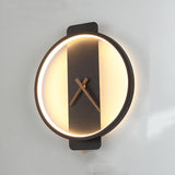 Nordic Wall Lamp Bedroom Bedside Lamp Clock Modeling Lamp - Nioor