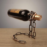 Odd Suspension Iron Chain Wine Rack Metal Chain Bracket - Nioor