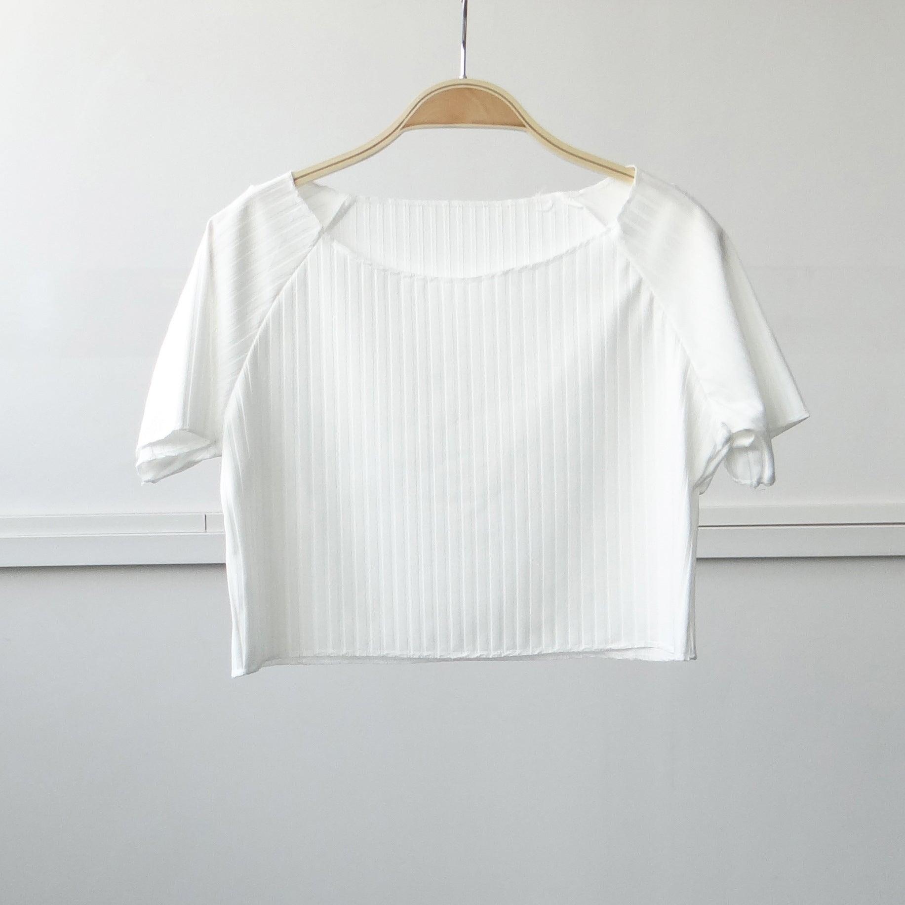 Off-shoulder Knitted Bottoming Shirt Women's Top - Nioor